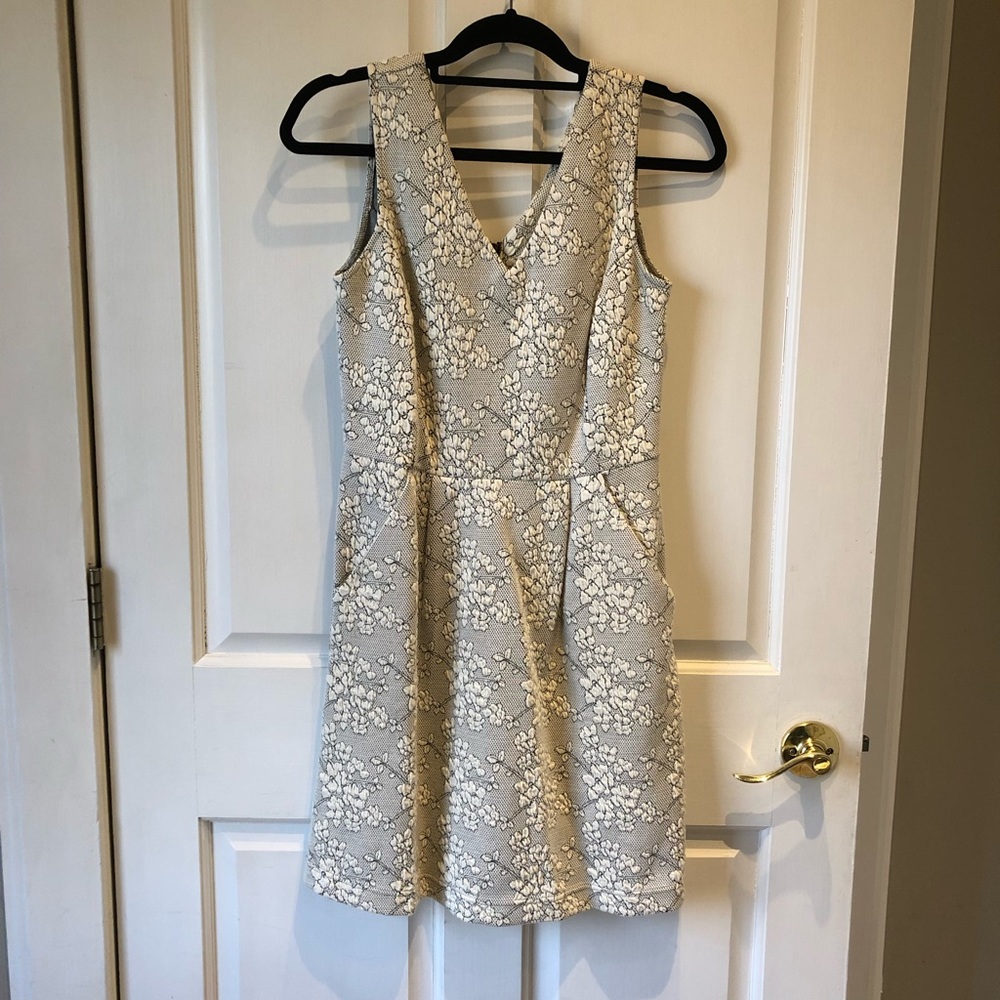 NWT Flower Lace Textile A-Line Dress